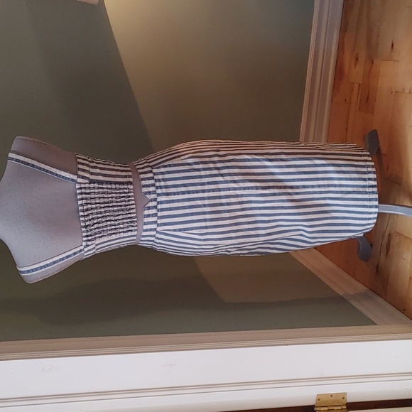 Striped Blue and White Two-Piece Set - Picture 10 of 10